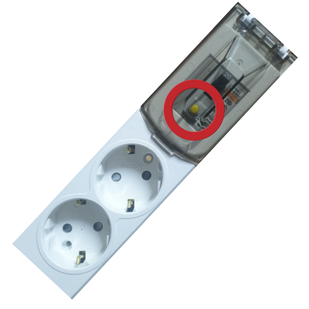 에어컨용 에어콘전용 고용량 멀티탭 누전차단, 5m, 1개, 화이트 28,800원