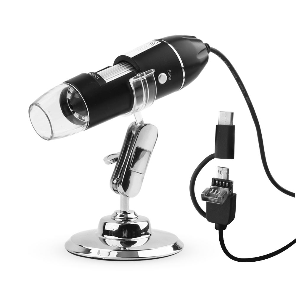 USB 전자 현미경 1000배 C타입 장착 스마트폰 카메라 연결 고배율 확대경 23,900원