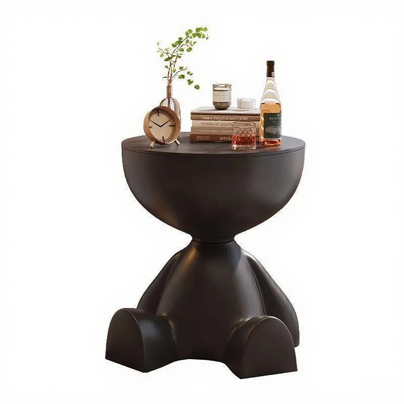 혼반홈 귀여운 인형모양 수납 사이드 미니 테이블 인테리어 원형 수납 협탁 34*37*41CM 21,500원