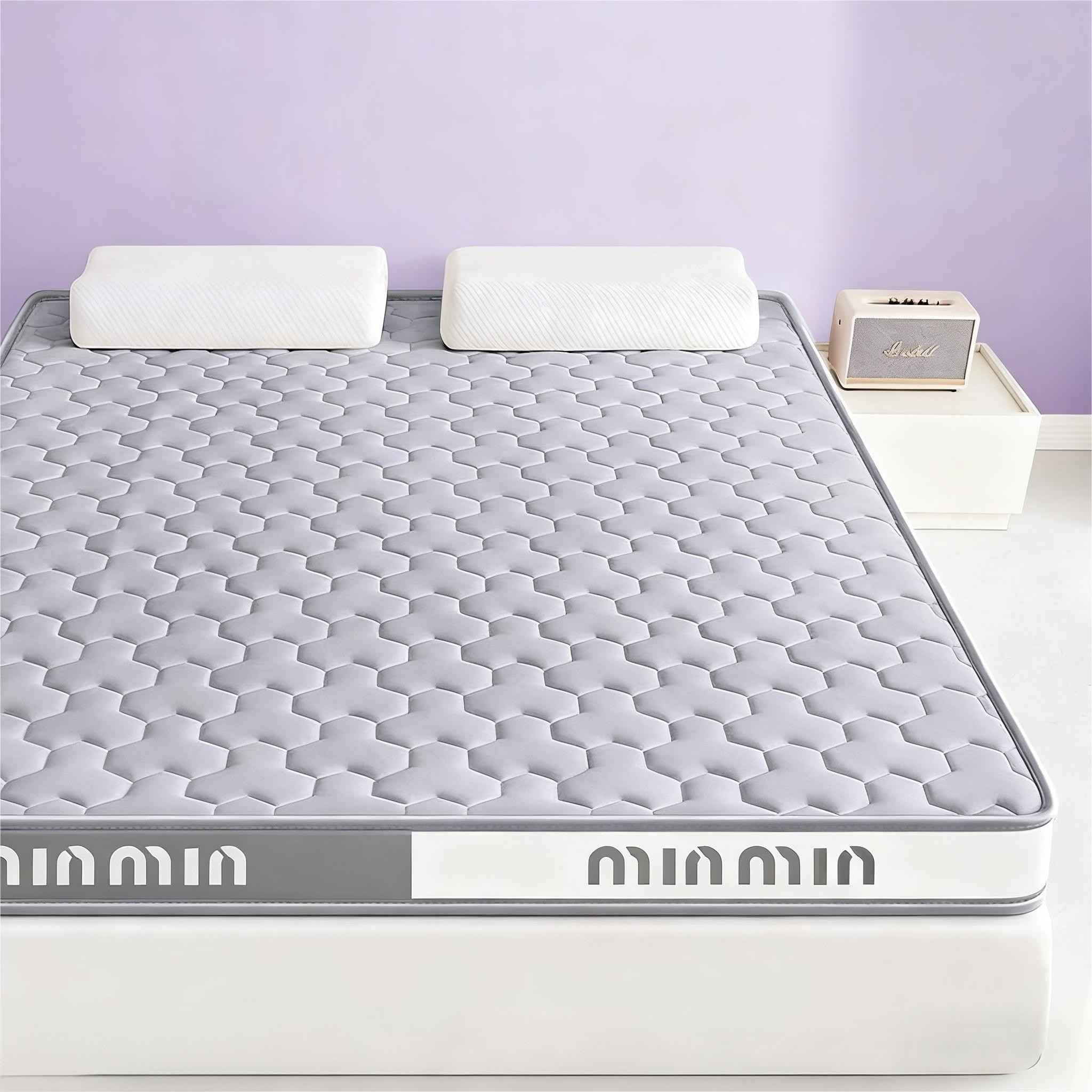 BYOU 목편한 천연 라텍스 메모리폼 매트리스 매트리스 학생 기숙사 접이식매트리스 9CM, 그레이 129,000원