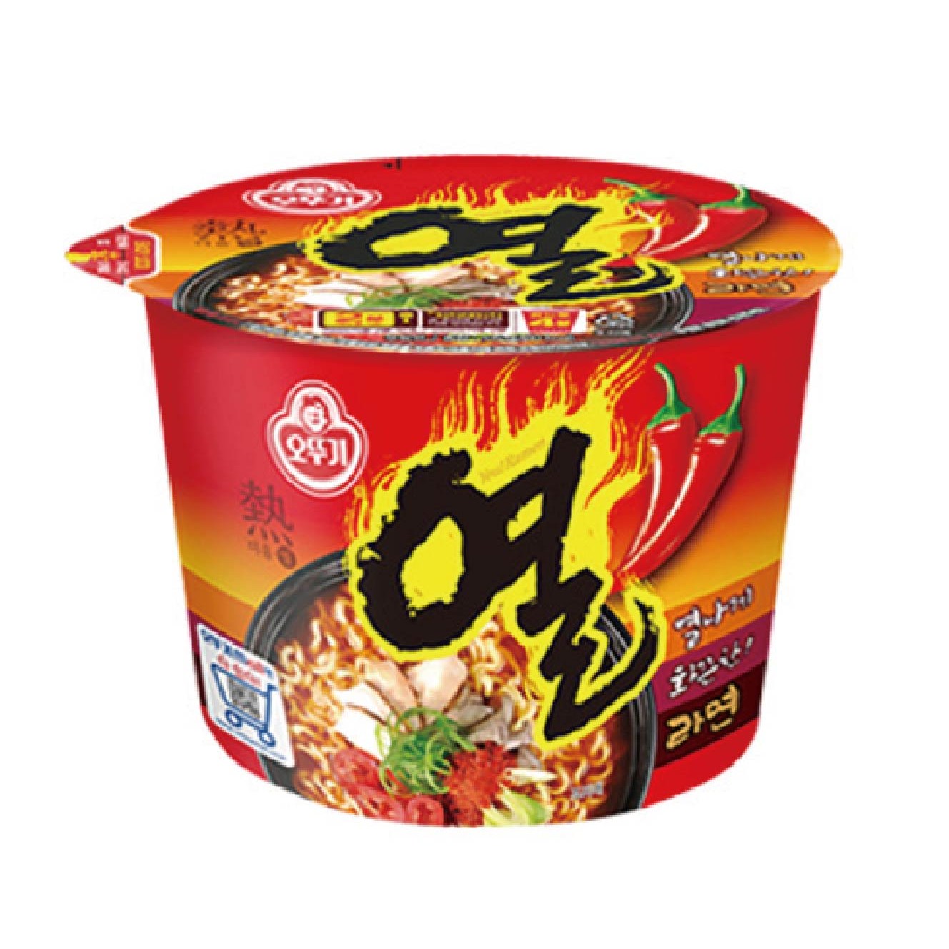 오뚜기 열라면 용기 105g 6,250원