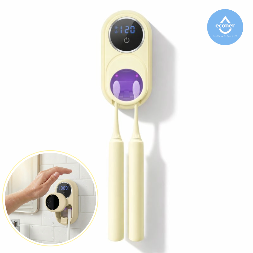 티스프로 칫솔살균기 스마트 자동센서 UV-C LED 바람건조 고온히팅 가정용 치솔 소독기 건조기 2인용 자취필수템 45,800원