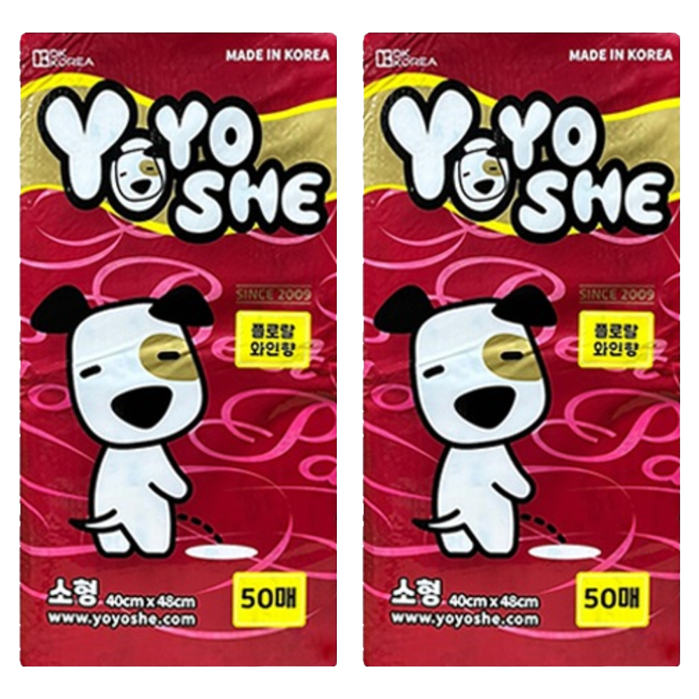 요요쉬 강아지 배변패드 와인 플로랄와인향, 50개입, 2개 22,660원
