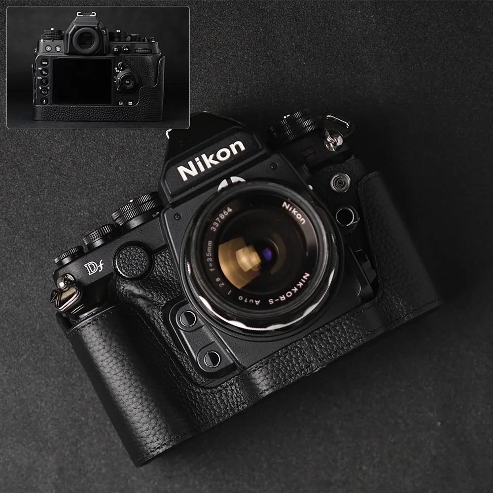 니콘 DF 진짜 가죽 하프 카메라 케이스 커버  F3 57,300원