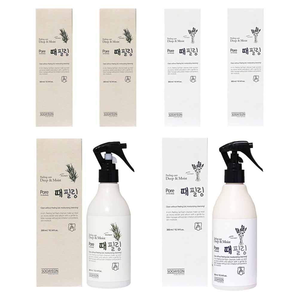수아연 딥앤모이스처 각질제거 때필링 스프레이 라벤더 2p + 로즈마리 세트 42,300원