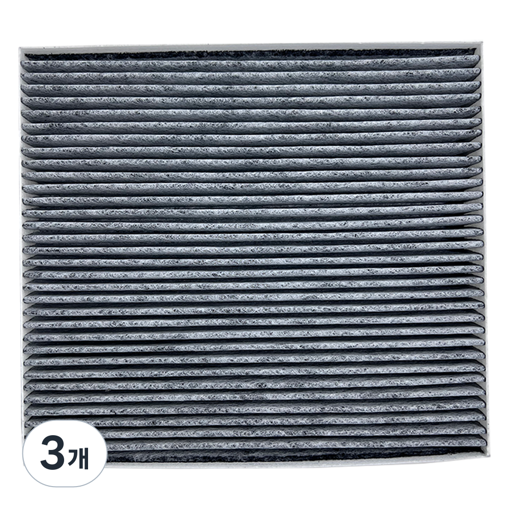 현기파츠 현대 기아 자동차 활성탄 에어컨 필터 PM0.3 순정품 97133L1100 / 97133N9000 호환, 3개, 투싼NX4 23,200원