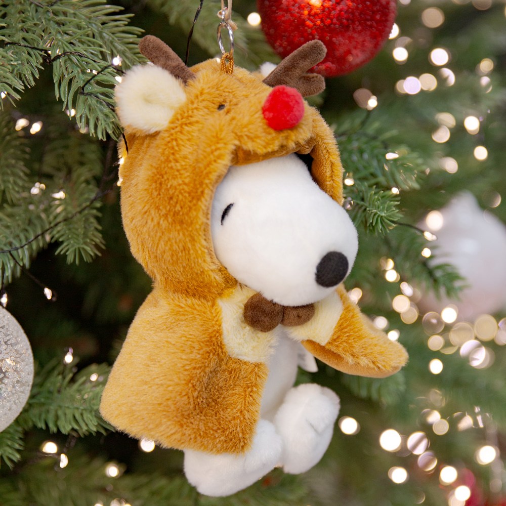 [피너츠 공식 콜라보] 루돌프 스누피 인형 크리스마스 오너먼트 키링 31,000원