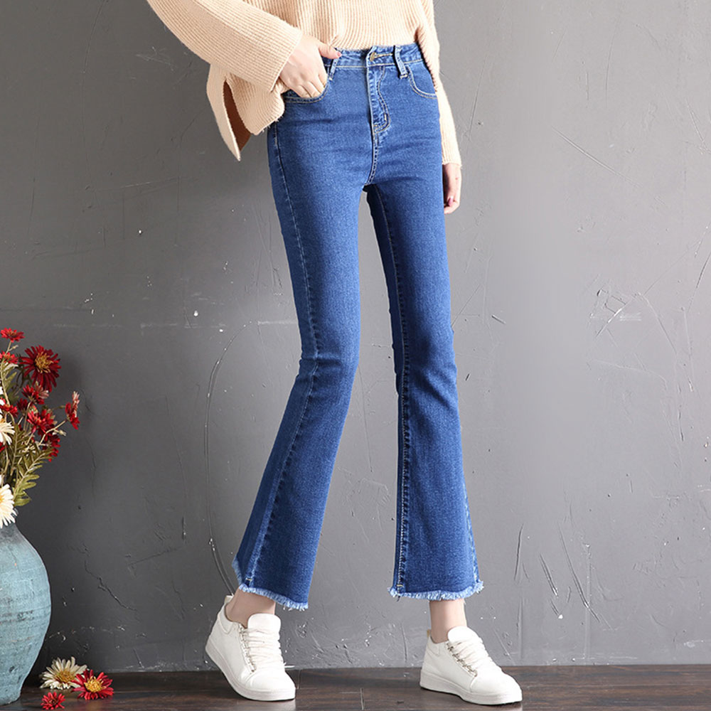 양놀 여성 슬림핏 9부데님 팬츠 부츠컷 청바지 23,540원