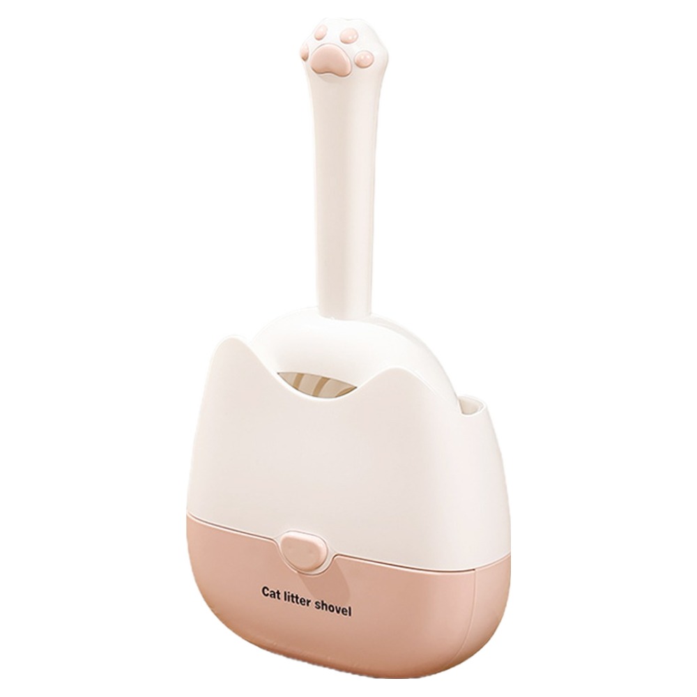 둥둥펫 고양이 모래삽 + 걸이형 수납통 캣 리터스쿱 세트 8,900원