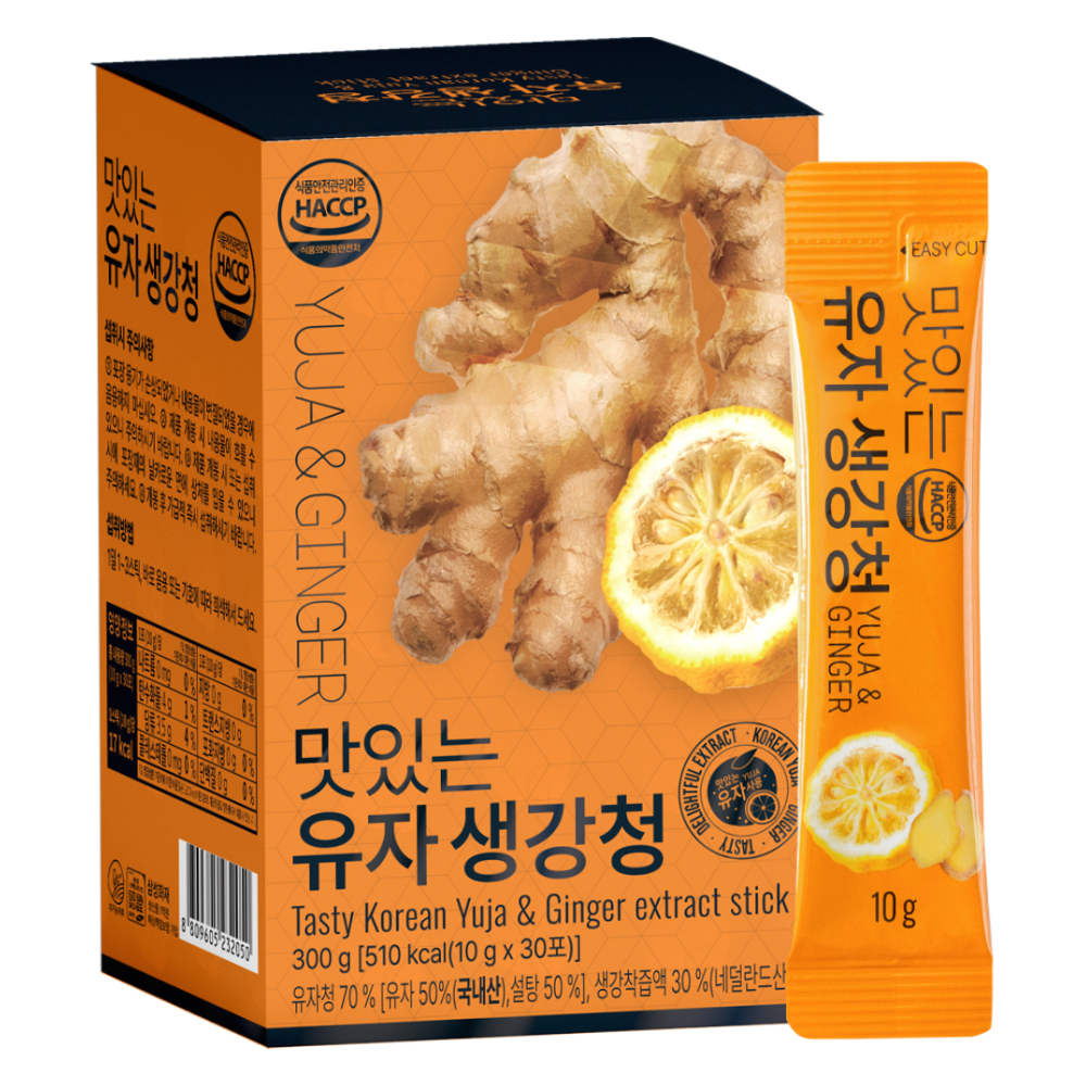 유기농마루 정품 맛있는 유자 생강청 30p 12,070원