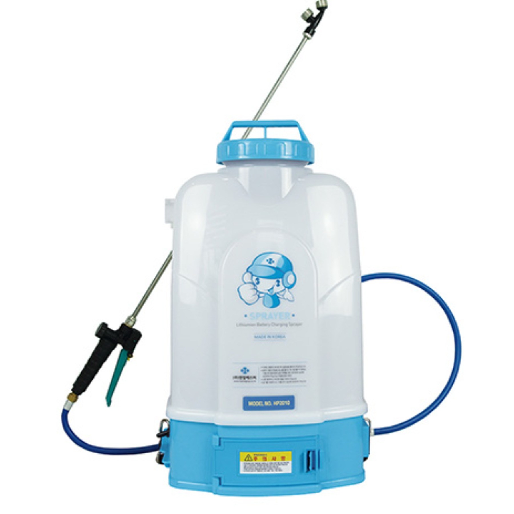 국산 한일에스피 충전분무기 배부식 원큐 20L HP-2010 농약분사기 국산배터리 충전식 분무기 자동분사 방역 소독기 175,000원