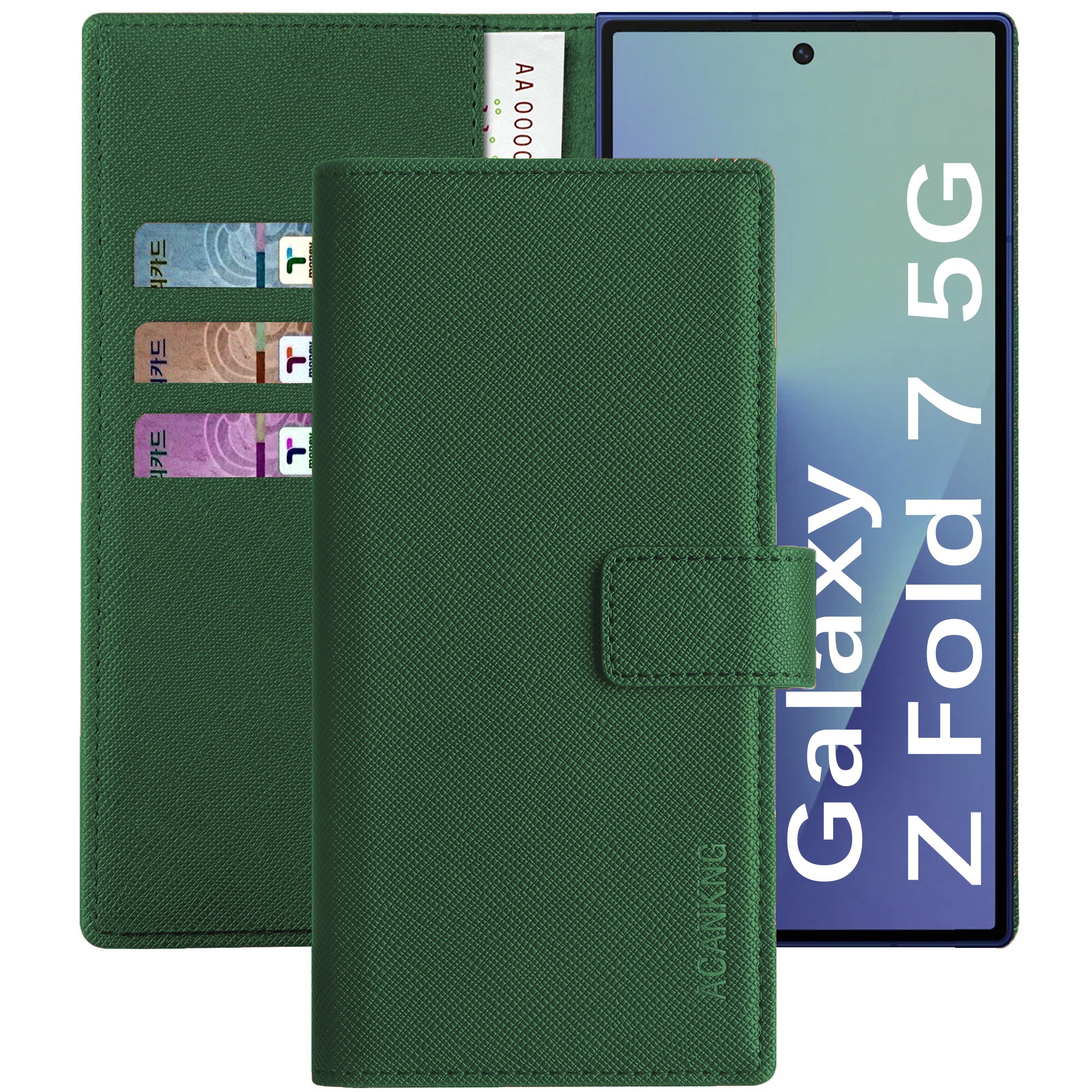 아칸크 삼성 갤럭시 z폴드7 5G/SM-F966N 지갑형 가죽 카드수납 다이어리 휴대폰 케이스 14,300원