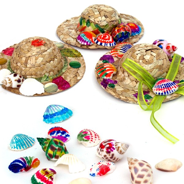 밀짚모자 냉장고자석 만들기 조개껍질 여름만들기, 1개 1,950원