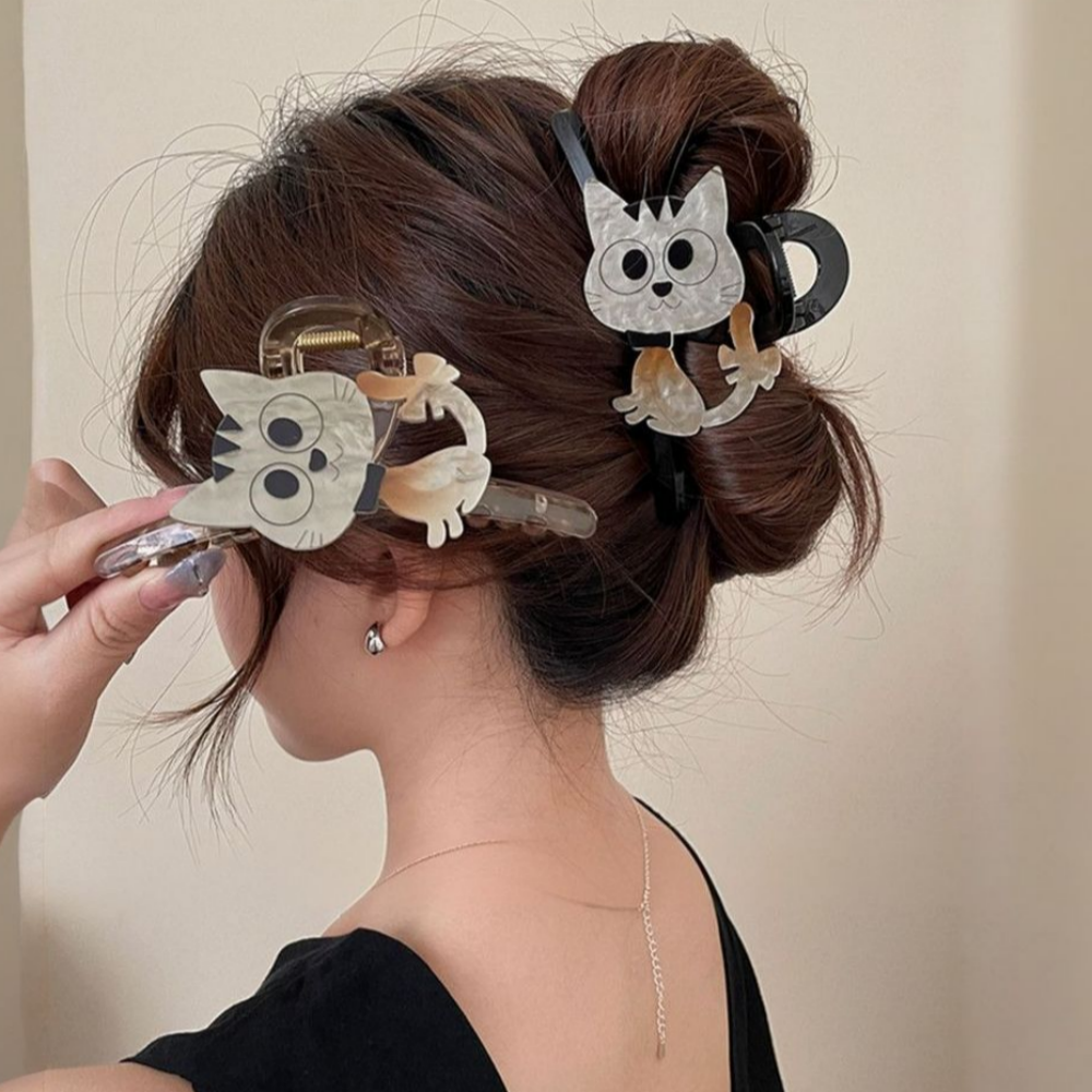 코지웨이브 고양이 캐릭터 집게핀 2종세트 4,500원