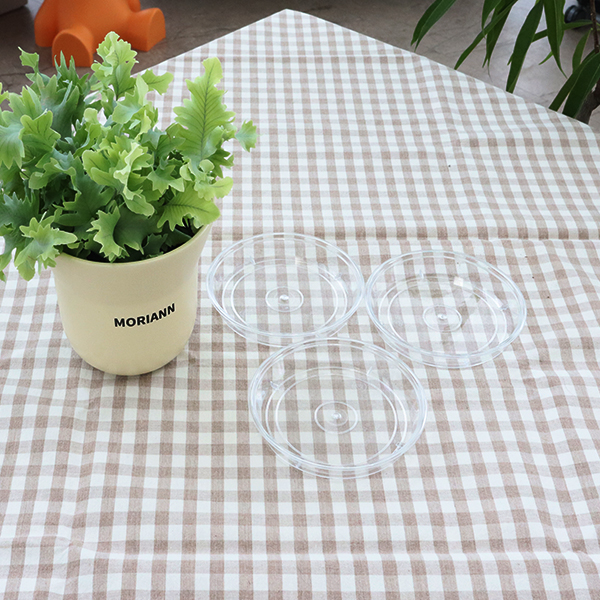 모리앤 아크릴 화분 받침, 투명, 3개 4,090원