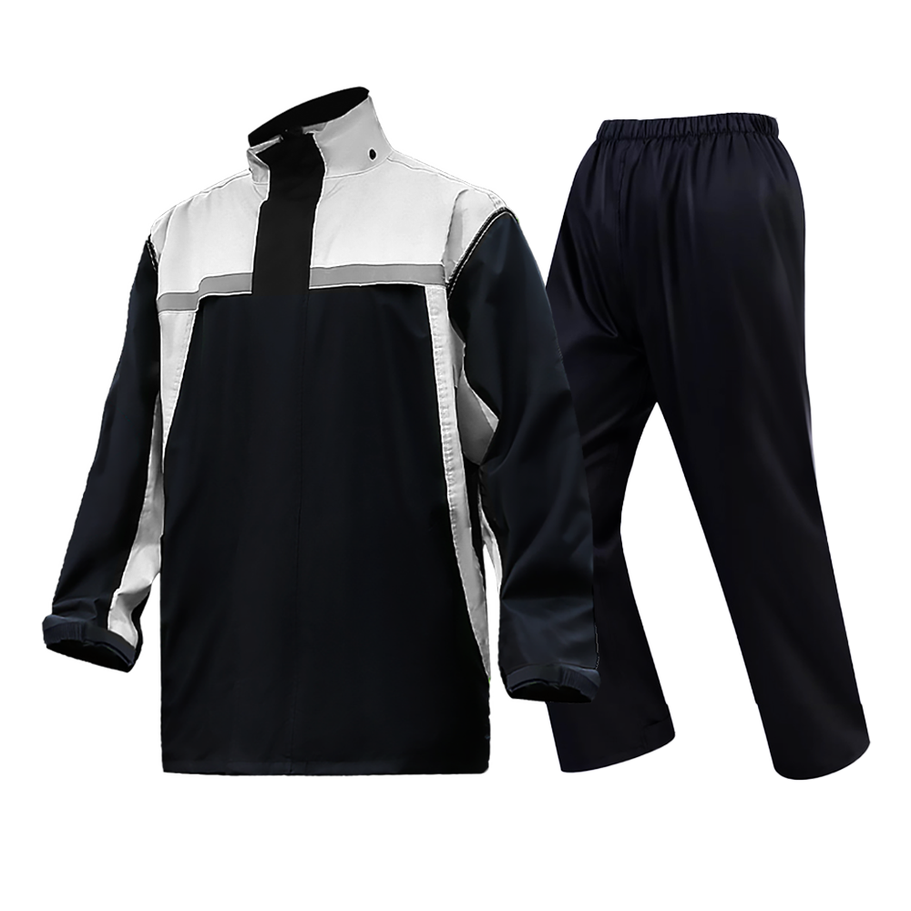 하바우 작업용 오토바이 라이딩 우비 바람막이 우의 상하의 세트, 기본부터 빅사이즈까지, 그레이 29,800원