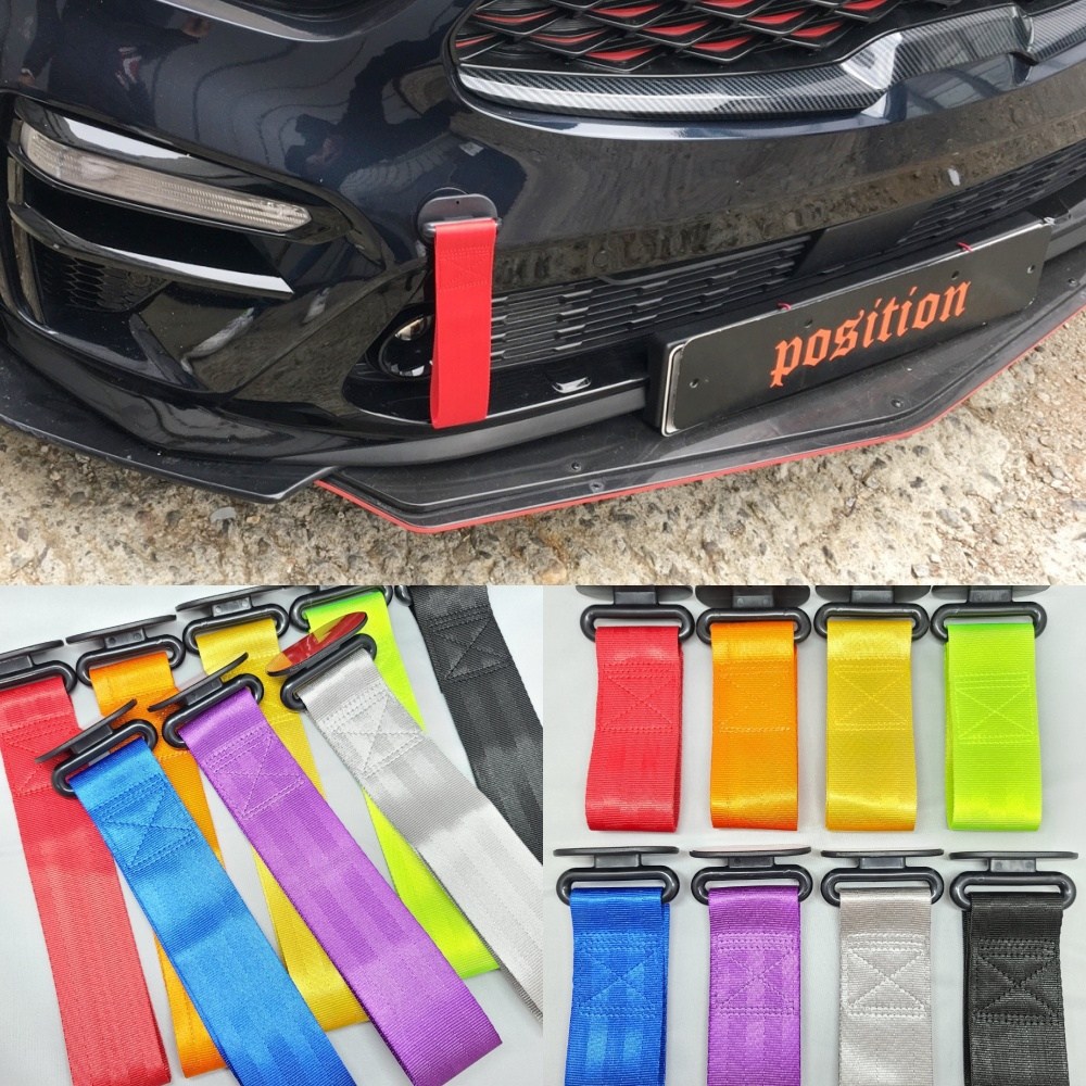 자동차 견인고리 스트랩 양면 범퍼스트랩 범퍼튜닝 고리 악세사리 토우스트랩 8,790원