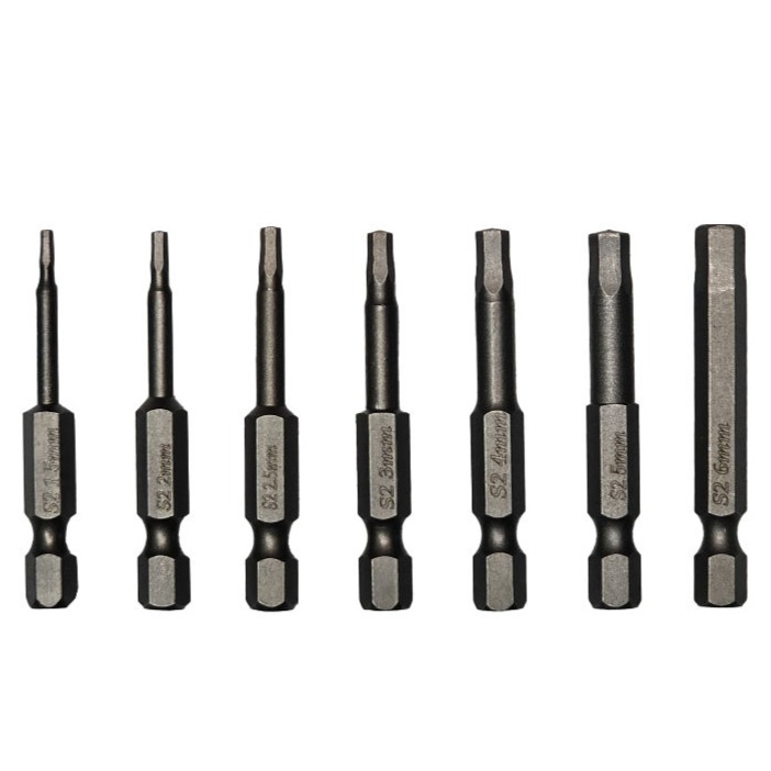 스탠맨 6각생크 자석 육각 드라이버 비트 50mm 7종 세트 5,000원