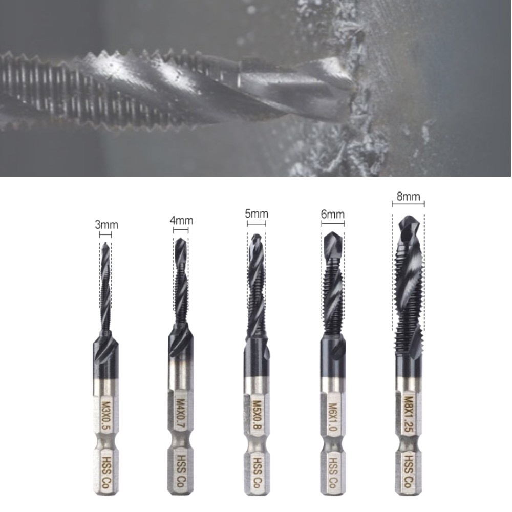 탭핑비트 나사산 나사탭 알루미늄 스텐 SUS용 5종세트 63,150원