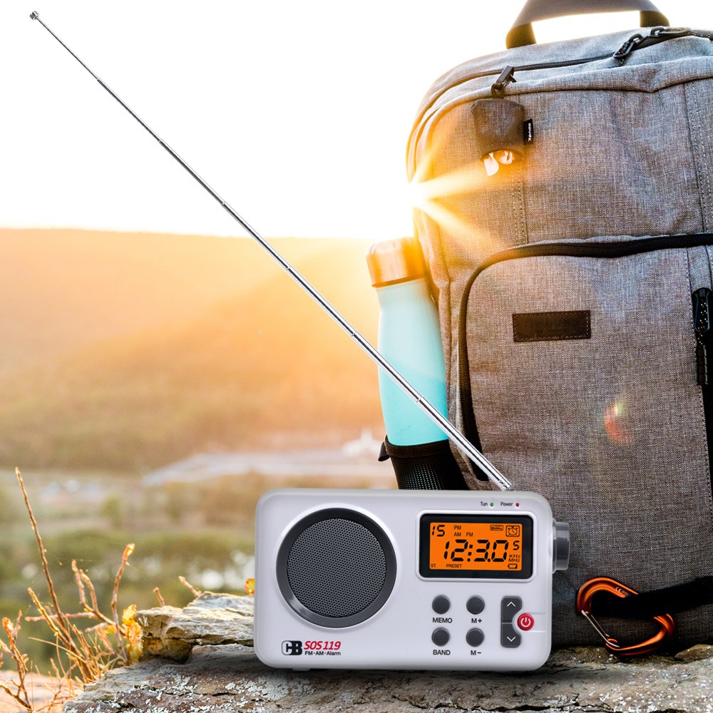 코비 재난대비 휴대용 알람시계 라디오 SOS119 21,800원