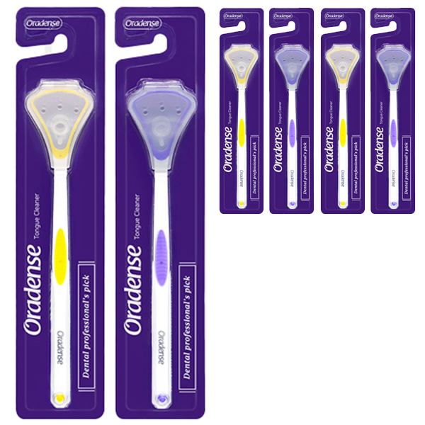 오라덴스 혀클리너 옐로우 + 퍼플 + 개별 보호캡 세트 12,940원