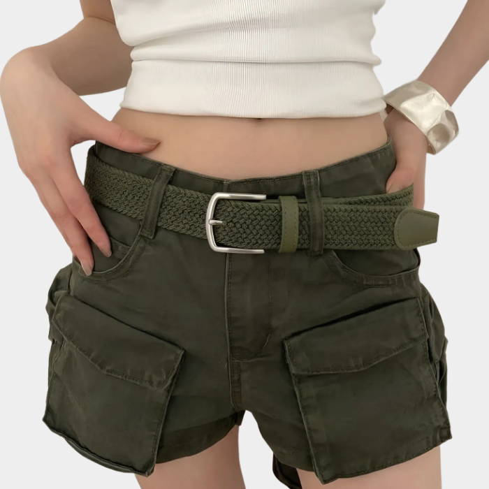 TrendyJ 남성 여자 벨트 캔버스 탄성 캐주얼 남녀공용 허리띠 16,900원