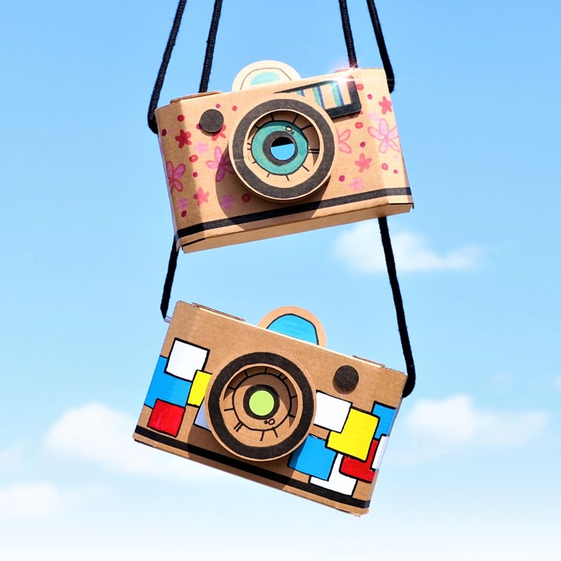 아트랄라 찰칵 카메라만들기 1개 셀로판지 종이공작 활동놀이 2,500원