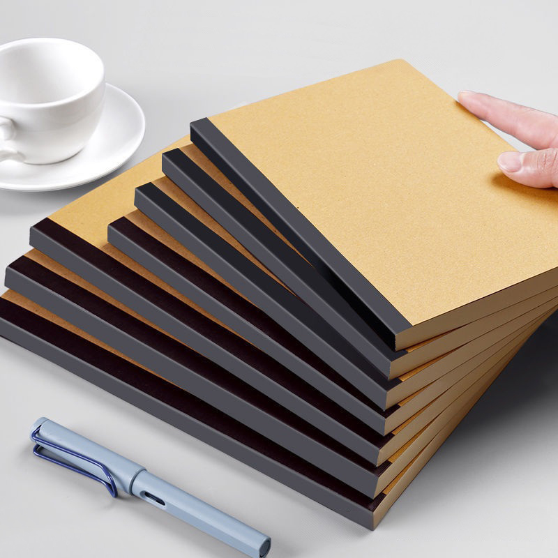 블랙 엣지 대용량 크라프트 노트 A5 (128매), 브라운, 1개 1,500원