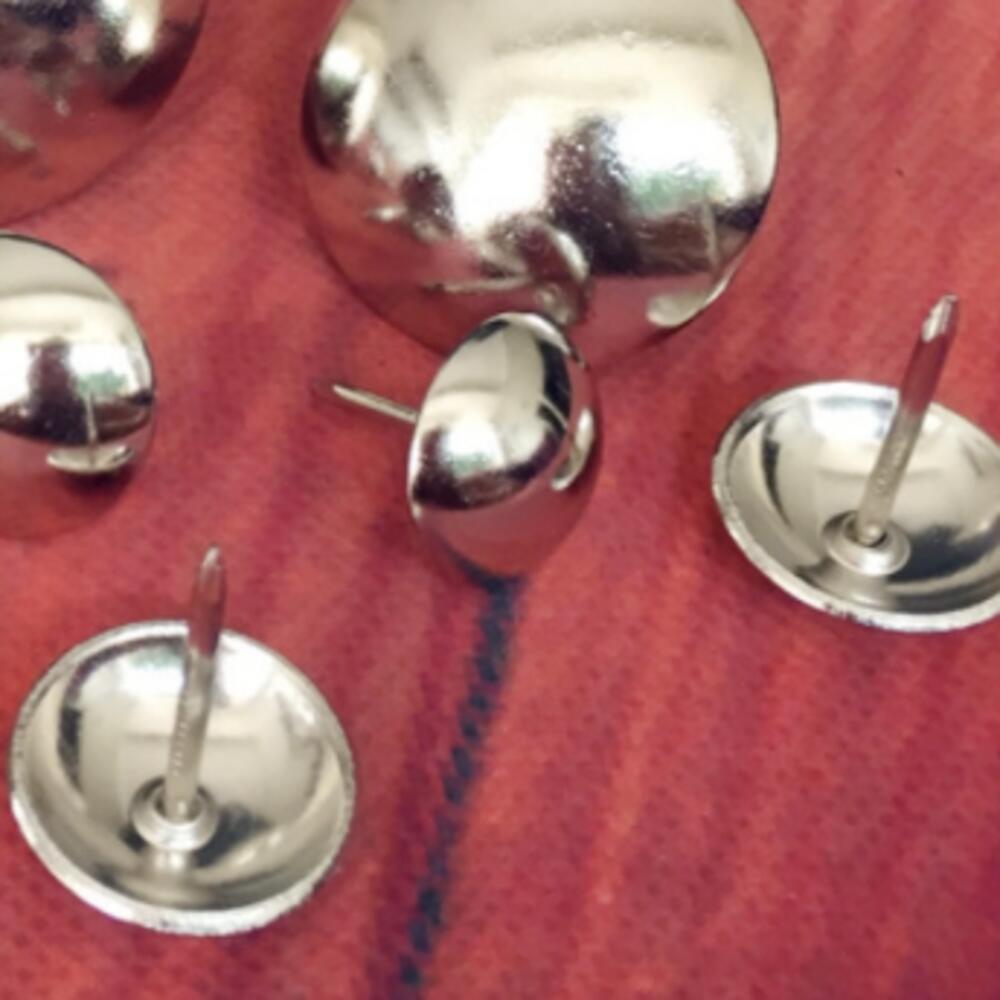 가구 비오 앞핀 리폼 부품 엔틱 장식 쇼파 가죽 고정 압핀 압정 데코 은색 14X20 1P 80원