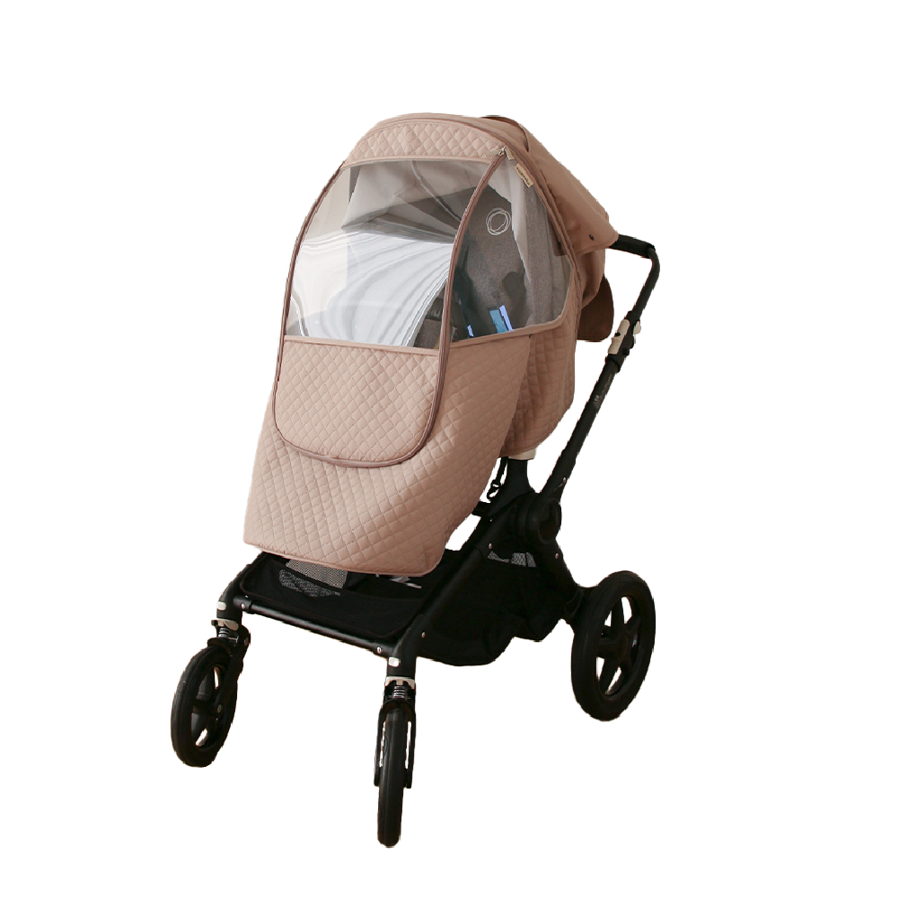 맘노코 유모차 누빔 방한커버, 1개, 라떼 68,000원