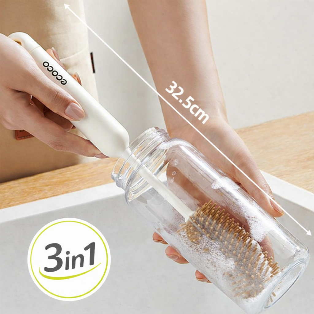 이지몰 3in1 실리콘 젖병 솔 텀블러 물병 세척 브러쉬 7,500원