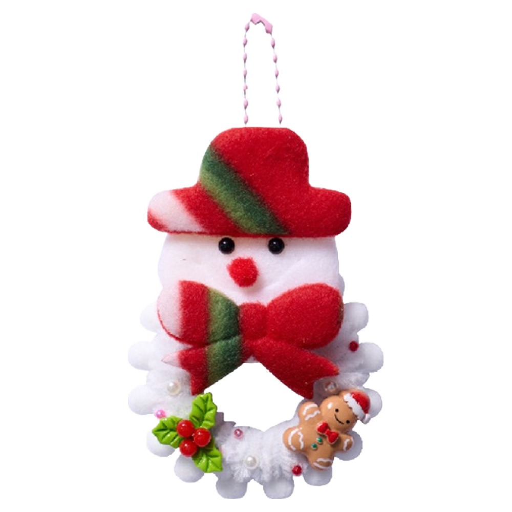 마다꾸미 모루 DIY X-MAS 트리 키링 만들기 세트 8cm, 07 눈사람, 1세트 5,430원