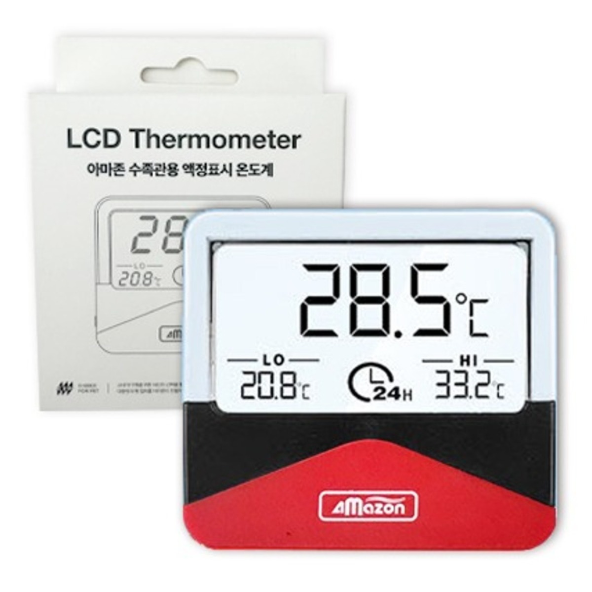 아마존 수족관용 접착식 슬림형 LCD 온도계 T-203 8,970원