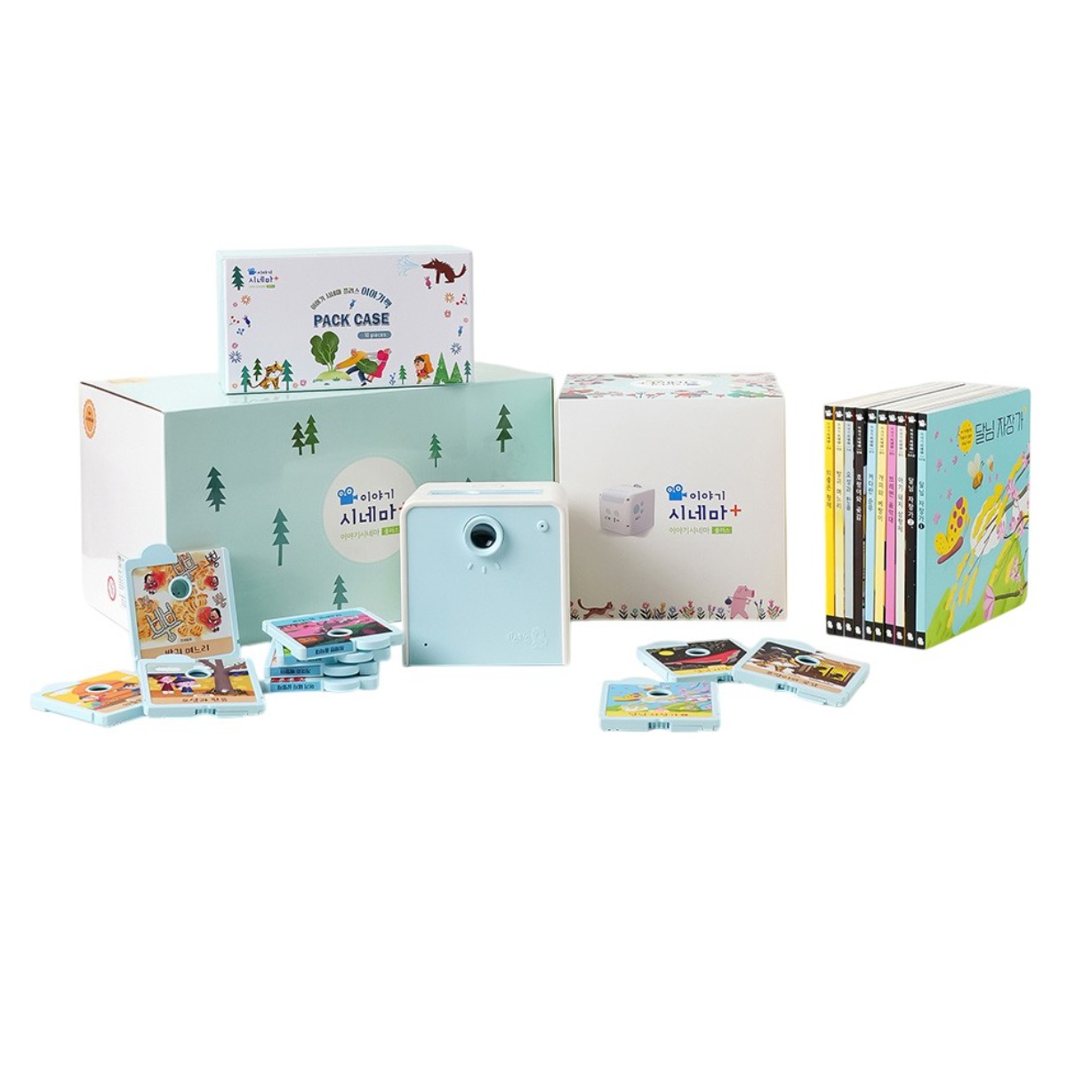 키즈위드 이야기시네마플러스 2세대 본체 세트 그림자극장 그림자동화 수면교육 수면등, 1개 154,760원