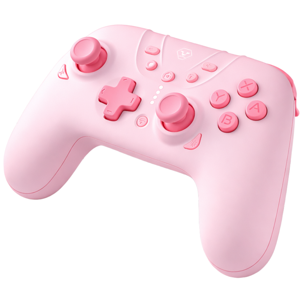 닌텐도 스위치2 게임 컨트롤러 청춘 컬러 모션 센서 진동 지원 듀얼 홀 센서 조이스틱 PC 호환 3모드 게임패드, 1개, 분홍색, AL-NS2258 39,900원