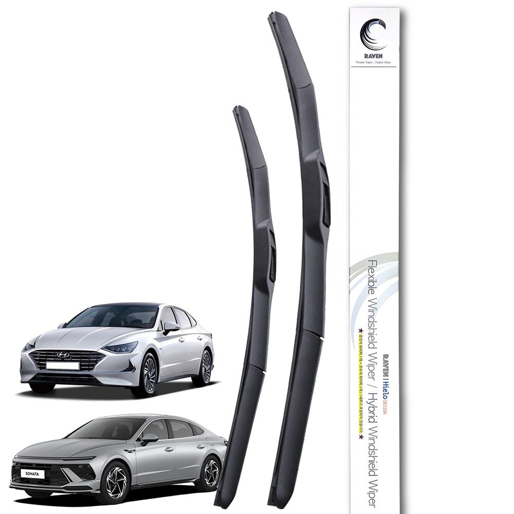 레이븐 YF쏘나타 LF쏘나타 DN8쏘나타 하이브리드 와이퍼 650 450 세트, 현대 DN8쏘나타 (19년~현재) 18,500원