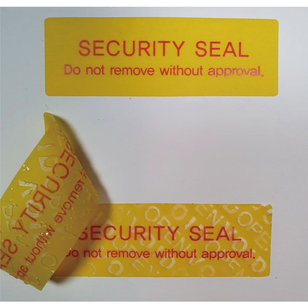 드림아이티 보안라벨 비잔류 노랑 60x20mm 1sheet=20매 봉인라벨 보안스티커 봉인스티커, 10개 37,000원