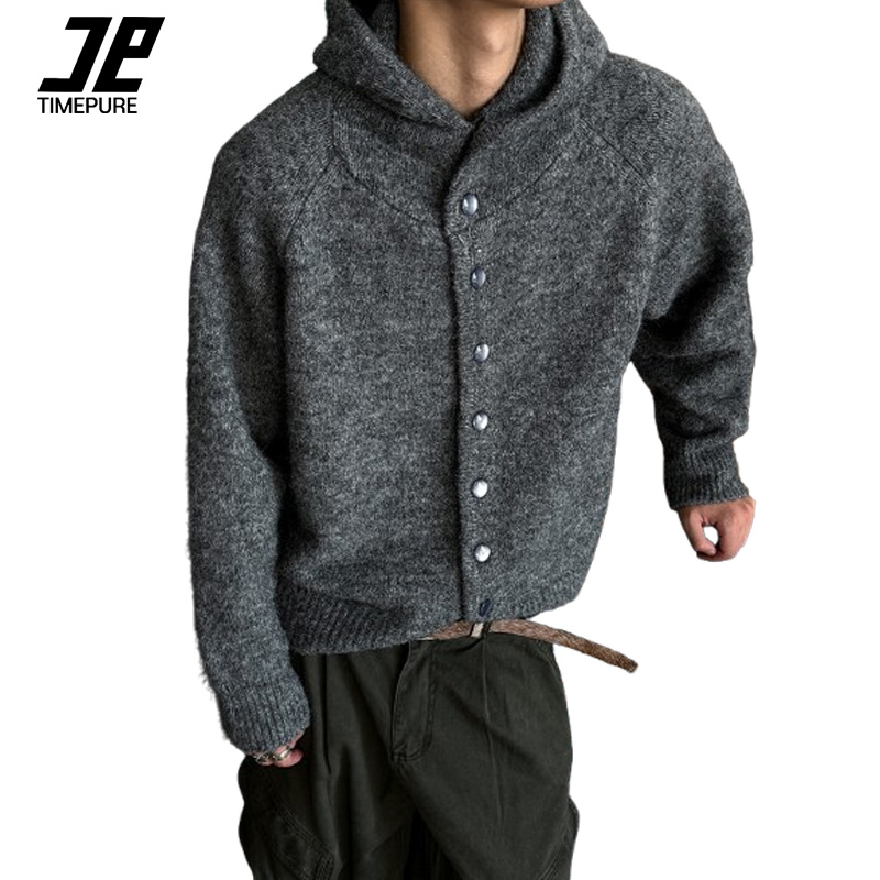 TIMEPURE 남녀공용 봄가을 빈티지 니트가디건 38,000원