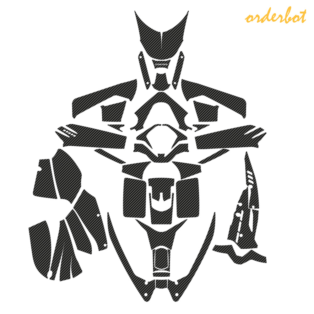 오더봇 존테스 350D 카본 무늬 스티커 데칼 스크레치 방지 방수 보호 패치, 1개 54,700원