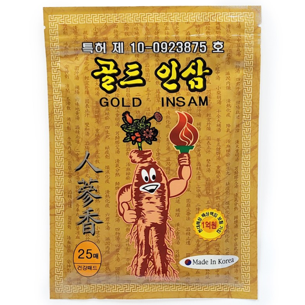 조아 골드인삼 파스 세트 붙이는패드 12x25매 300장 홍삼패드 찜질파스, 600매입, 24세트 29,490원