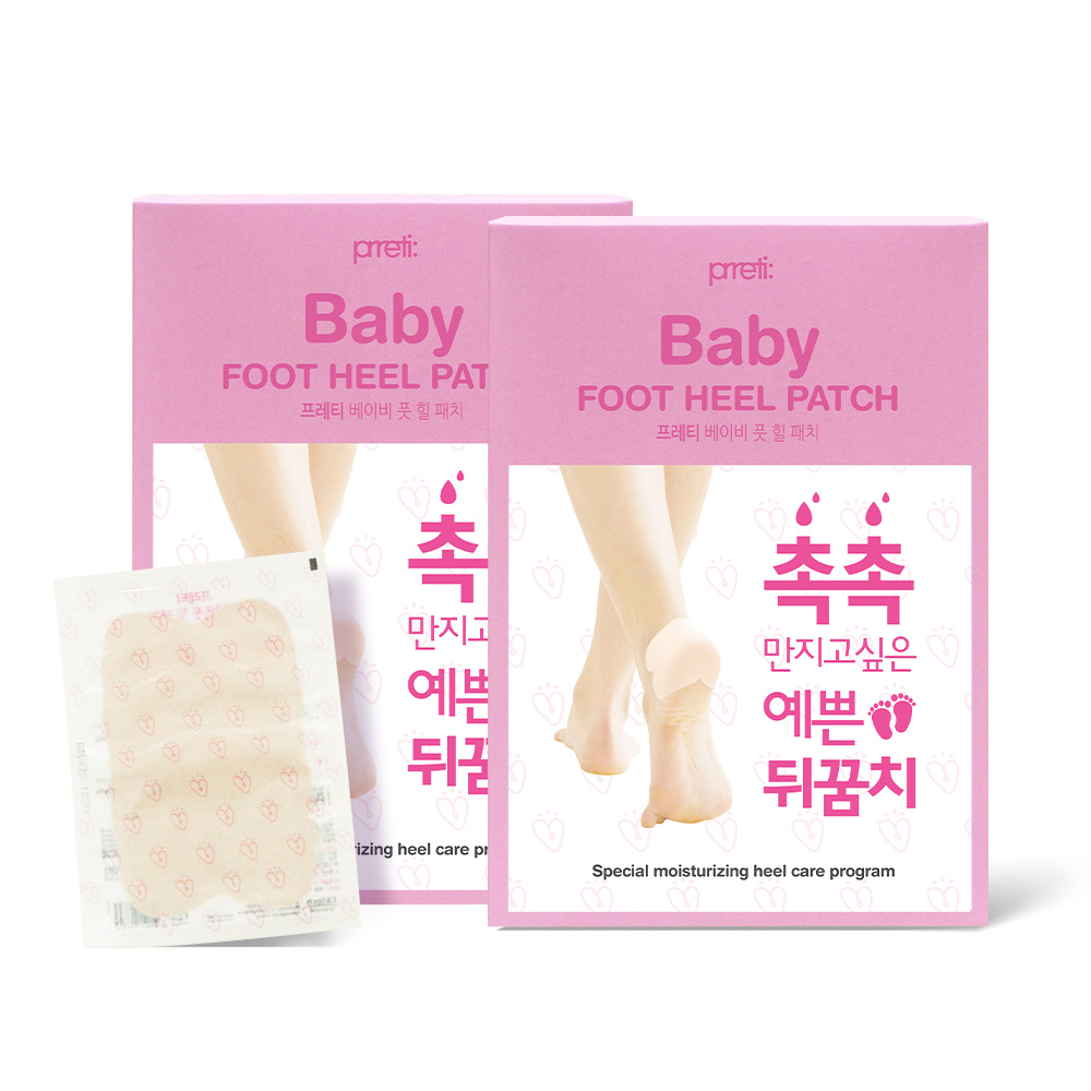 프레티 베이비 풋케어 힐 패치, 10개입, 2개 10,890원