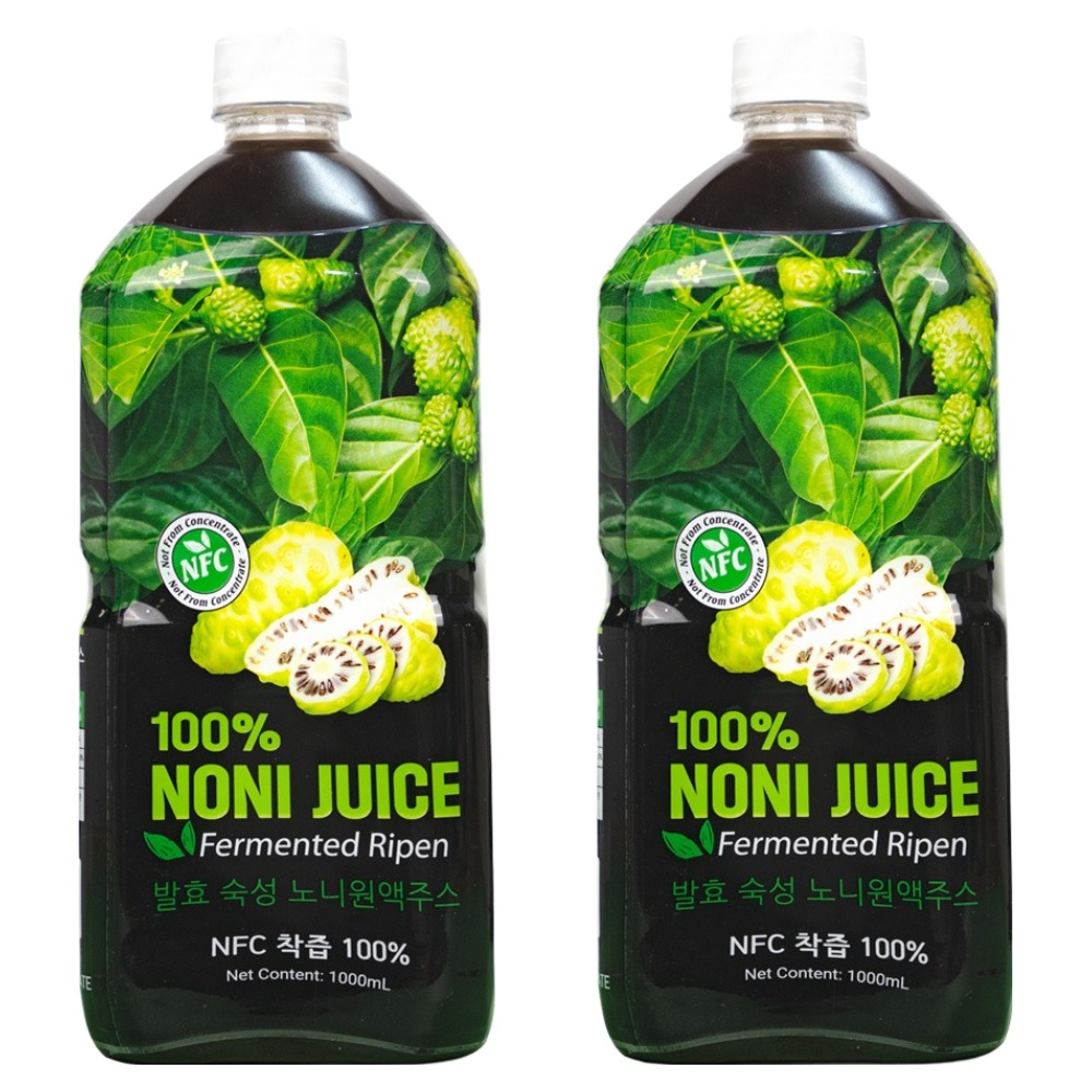 파모빗 발효 숙성 노니원액주스 착즙액, 2개, 1L 15,800원