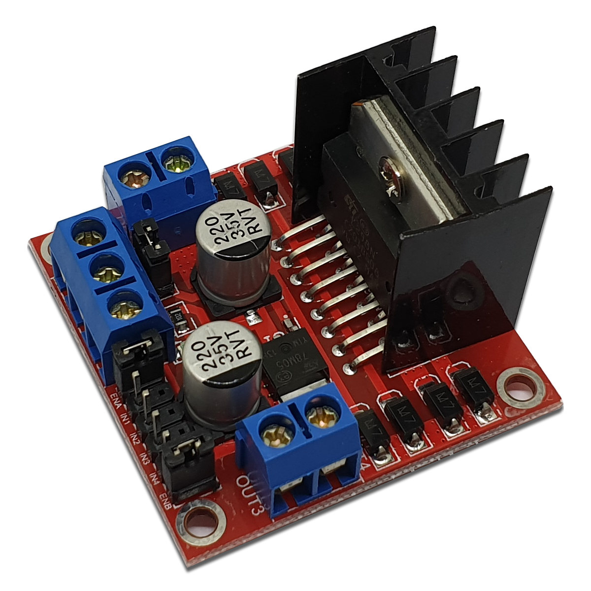 L298n DC 모터 2채널 풀 브릿지 드라이버 모듈 8,500원