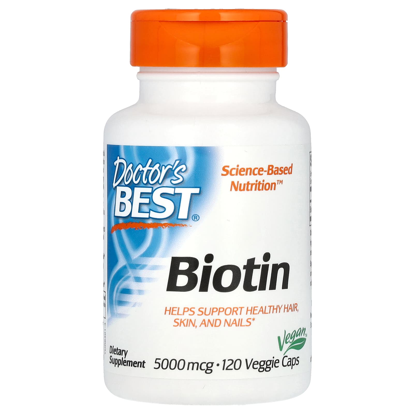 닥터스베스트 Biotin 비오틴 10000mcg 베지캡슐 120정 - 미국직배송 22,300원