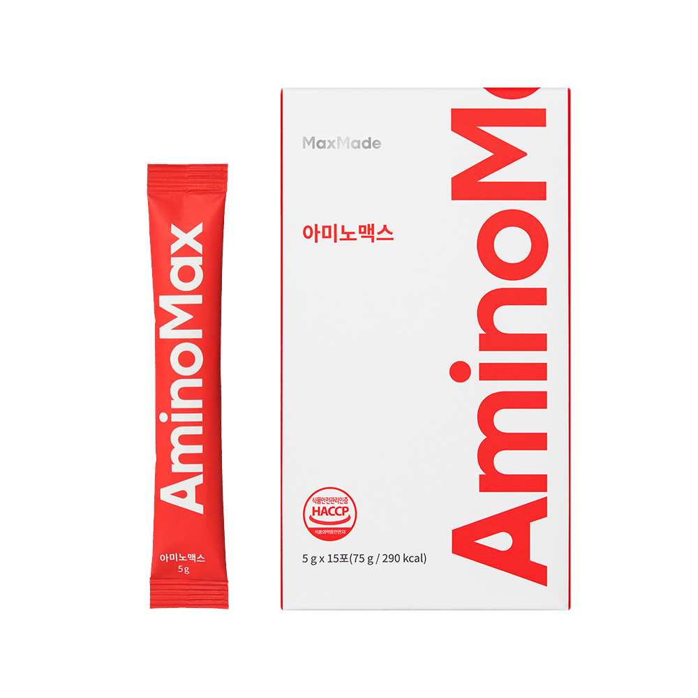 맥스메이드 아미노맥스 15포 아미노산 보충제 BCAA 아르기닌 비트루트 포도맛 38,000원