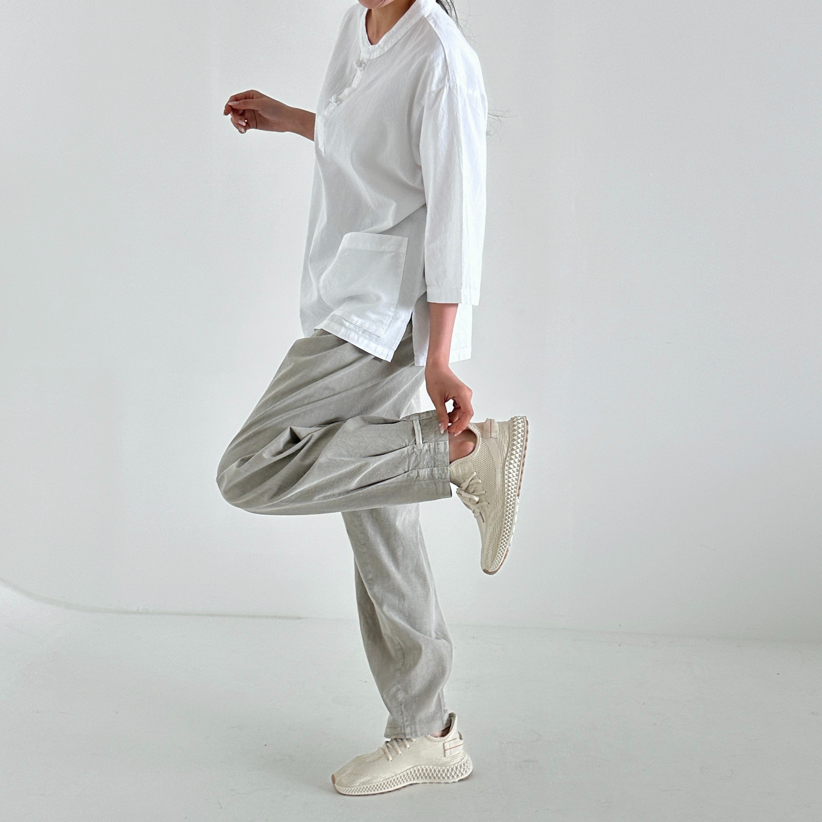 30수 생활한복 개량한복 낱바지 피그먼트바지, 현재가 18,500원