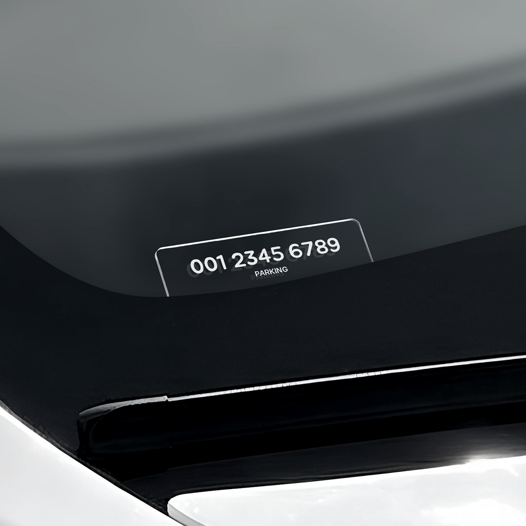 카엔 루펠라 주차번호판 틈새 끼움 자동차 전화번호판 차량용 알림판 안심번호 연락처 새차선물 투명, 1개, 5.전화번호1개 13,900원