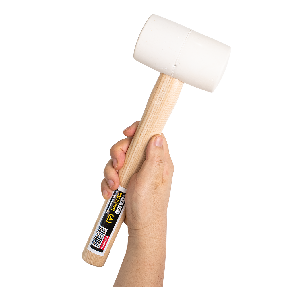 툴리고 탄성 좋은 고무 망치 소형 타일 목공 작업용, 1개 11,500원