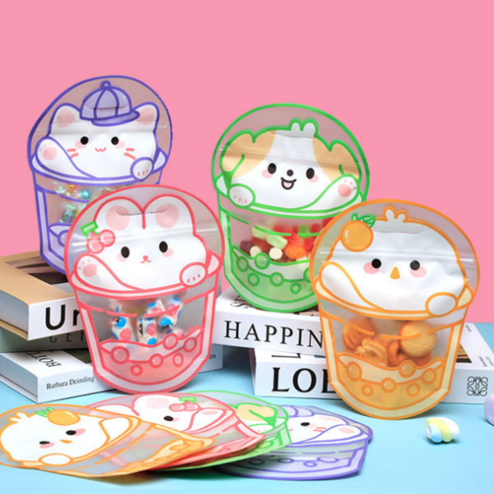 하이엔드테크 단체간식 꾸러미 과자 어린이집 생일 답례품 포장 봉투 파우치  구디백 28,800원