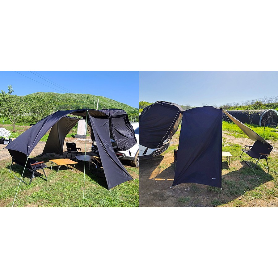 브리즈문 2세대 차박텐트 전용 구성품 판매 - 사이드가림막/폴대세트/연장타프세트/DIY용 지퍼 등 15,000원